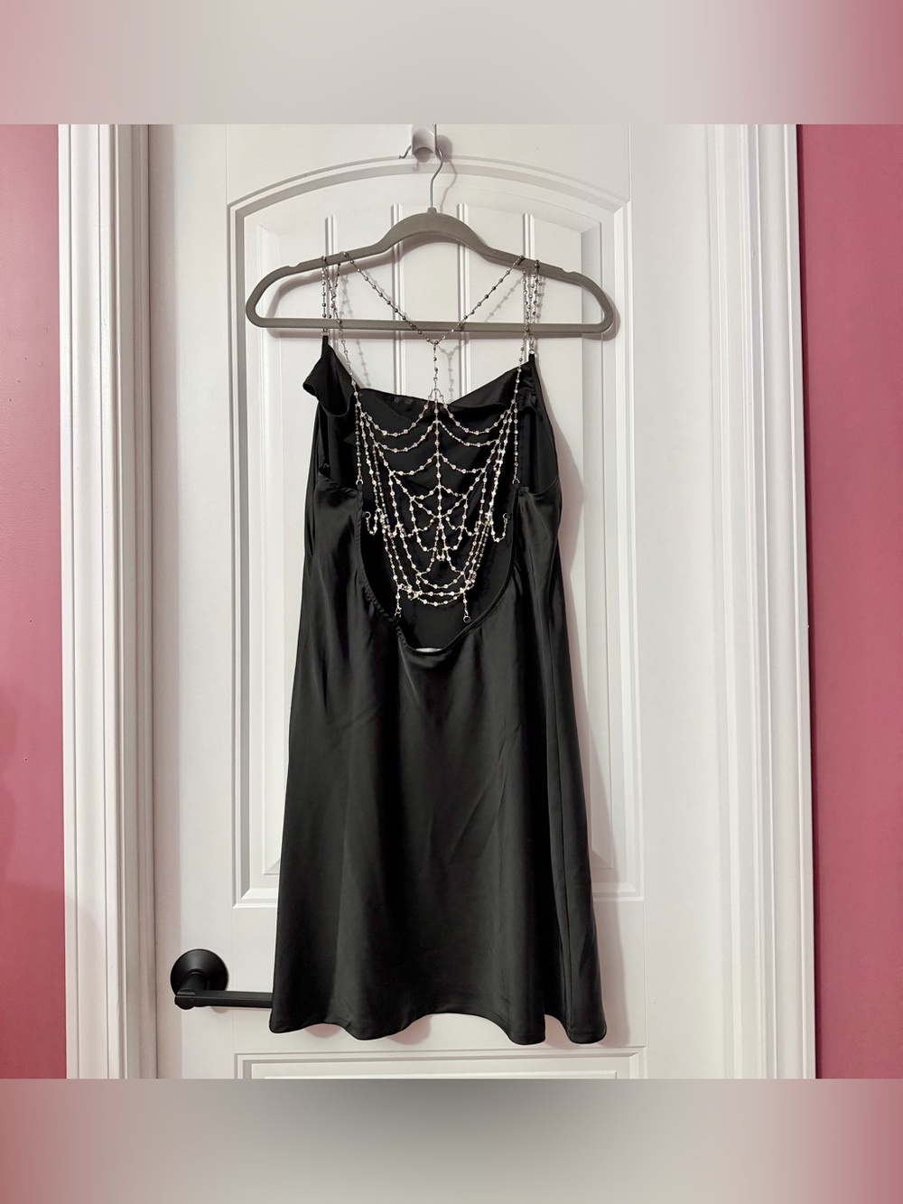 Widow Dolls Kill Saltburn Rhinestone Spiderweb Dress Size XXL - Picture 3 of 8